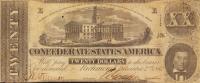 Gallery image for Confederate States of America p53e: 20 Dollars